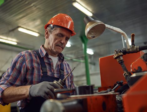 Mechanic at work